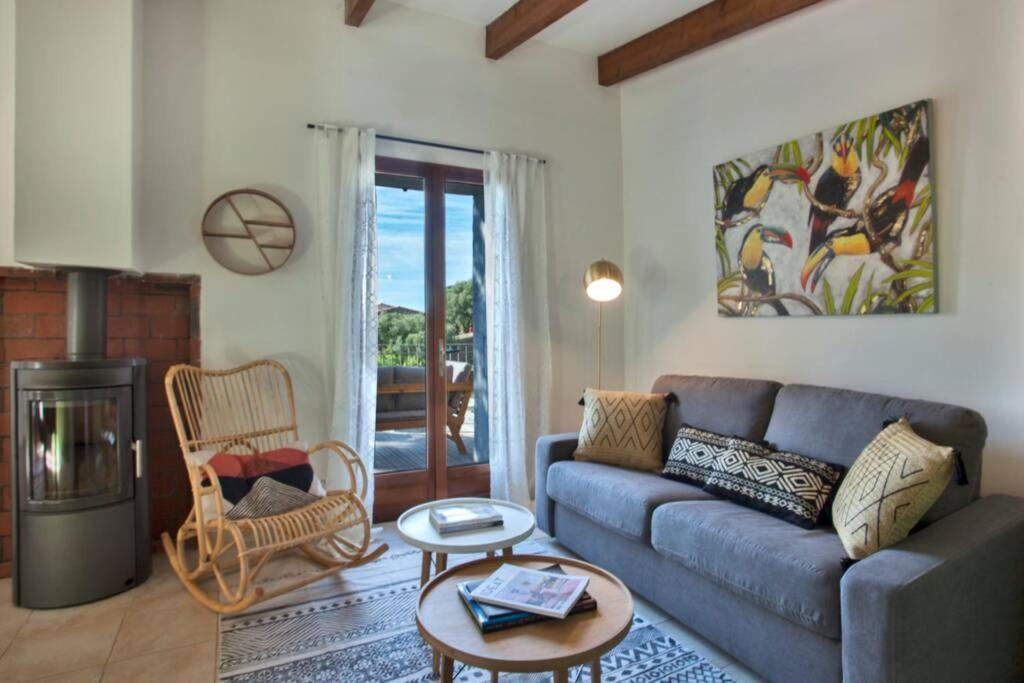 Villa Bodri, Maison En Pierre Avec Vue Mer Et Piscine Chauffee LʼÎle-Rousse エクステリア 写真