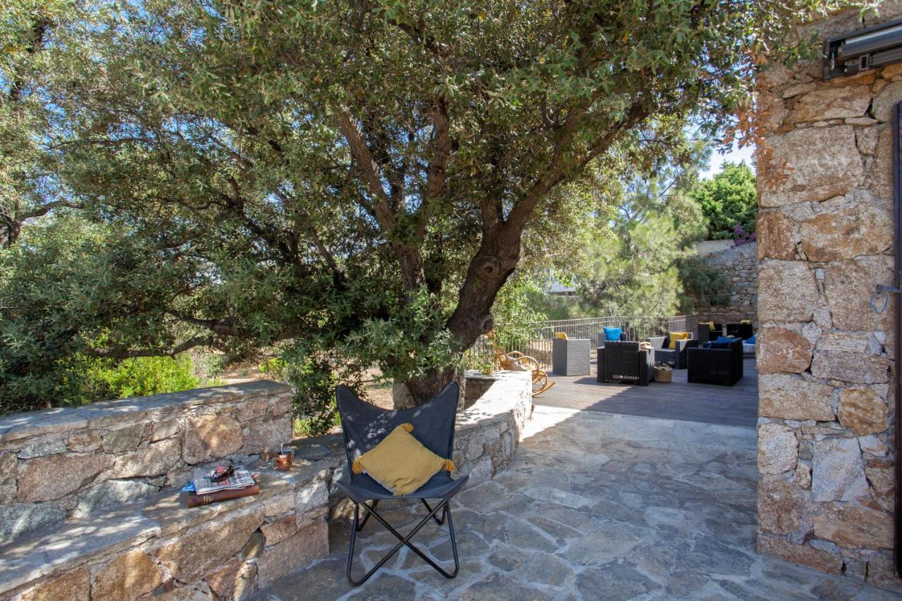 Villa Bodri, Maison En Pierre Avec Vue Mer Et Piscine Chauffee LʼÎle-Rousse エクステリア 写真