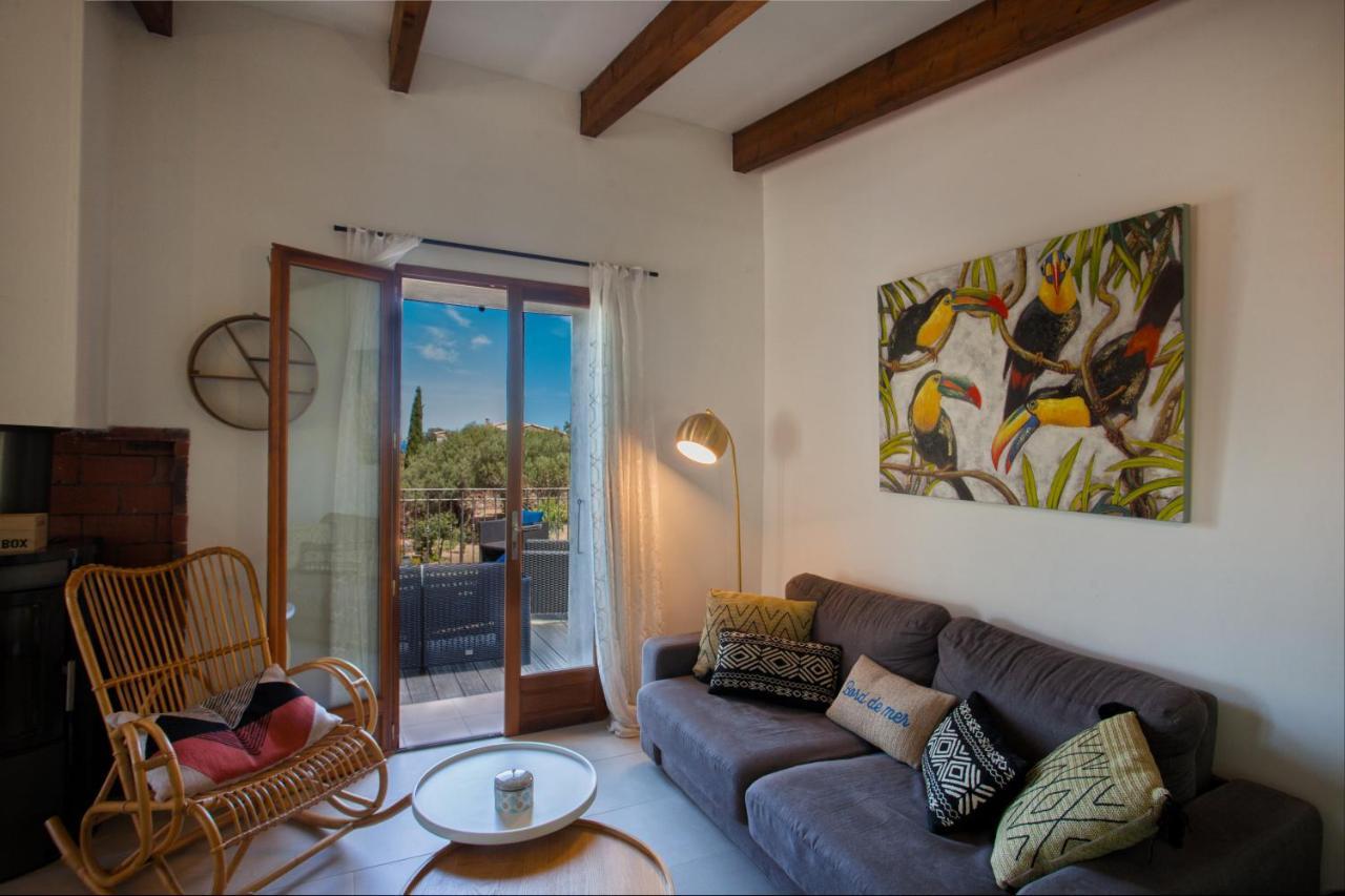 Villa Bodri, Maison En Pierre Avec Vue Mer Et Piscine Chauffee LʼÎle-Rousse エクステリア 写真